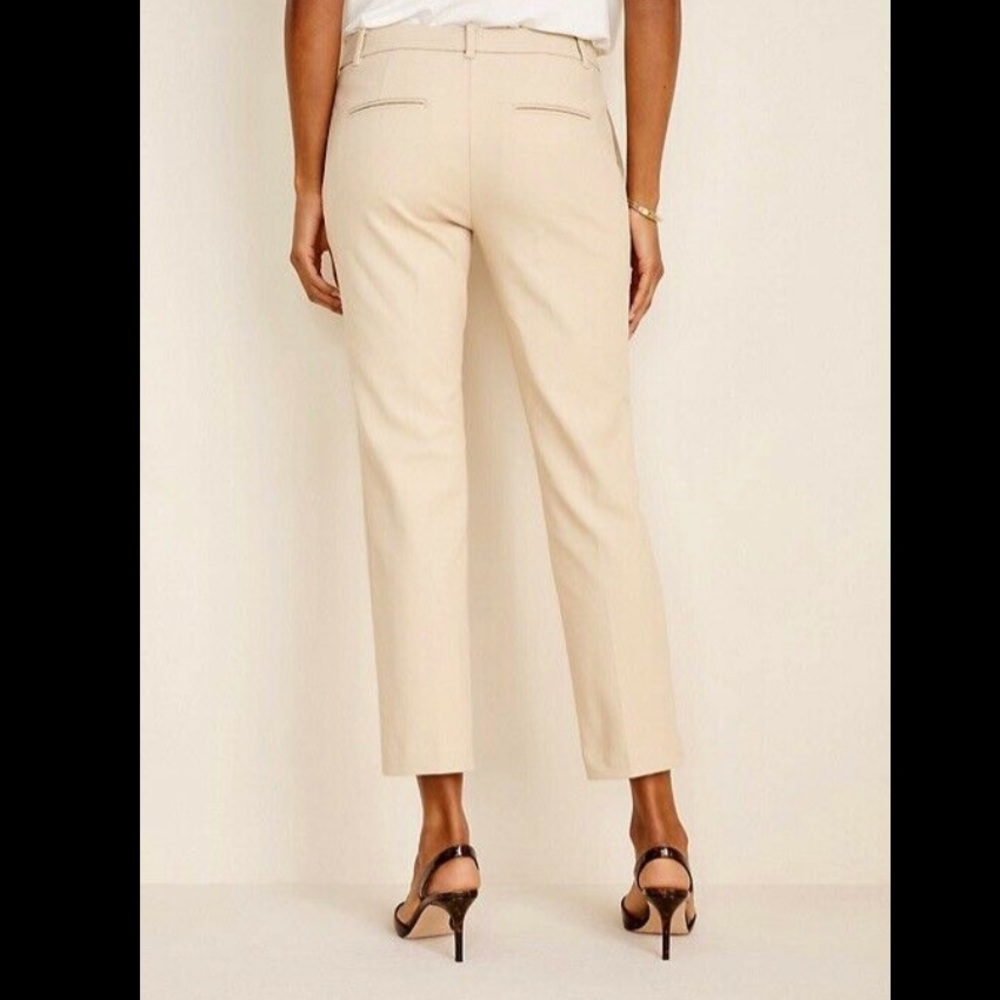 BRAND NEW ANN TAYLOR MID RISE CROPPED TROUSER SZ 2 - Picture 3 of 7